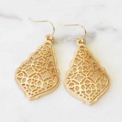 Macy Earrings - Gold Tone
